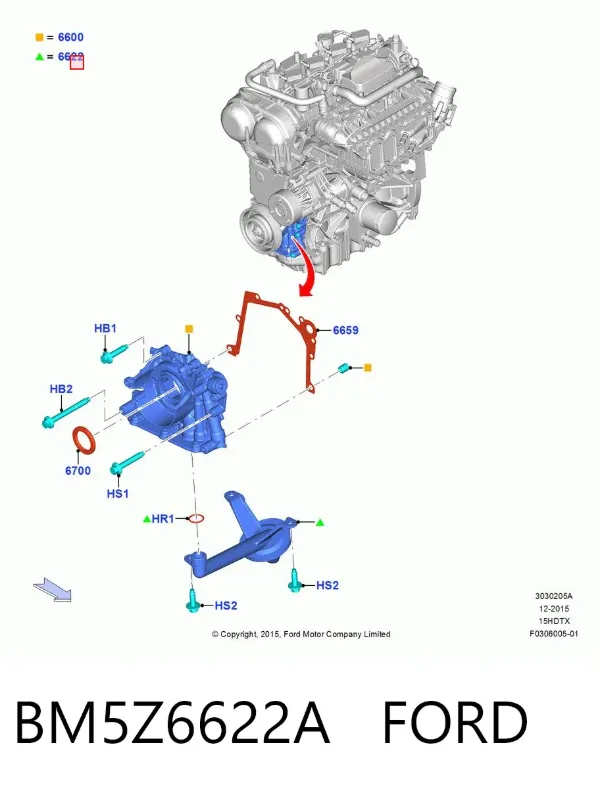  BM5Z6622A Ford