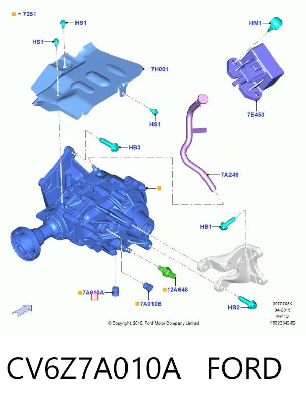  CV6Z7A010A Ford