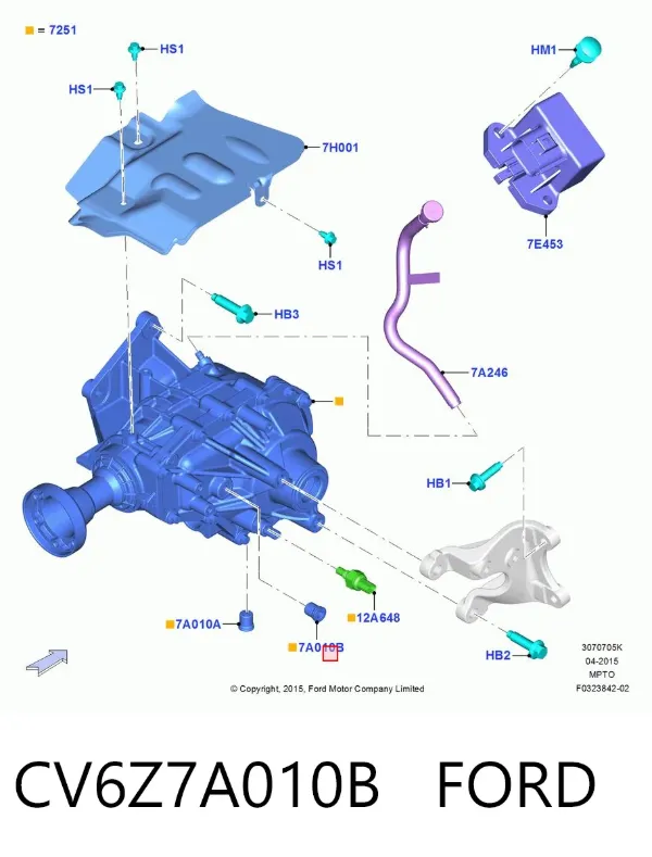  CV6Z7A010B Ford