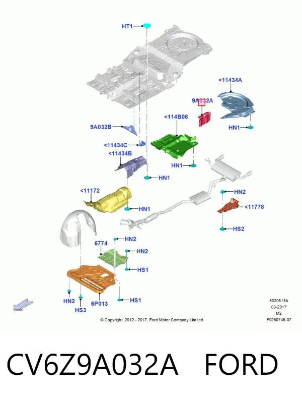  CV6Z9A032A Ford