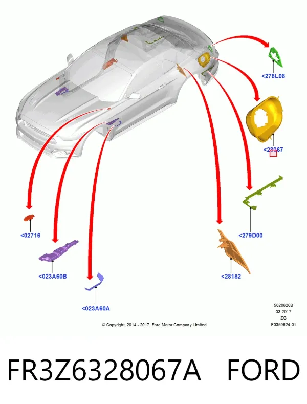  FR3Z6328067A Ford
