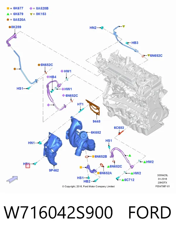  W716042S900 Ford