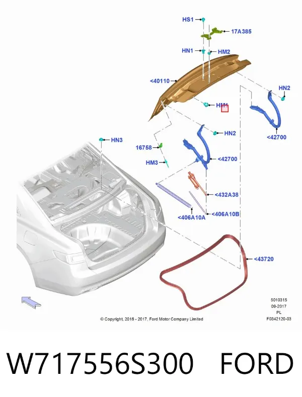  W717556S300 Ford