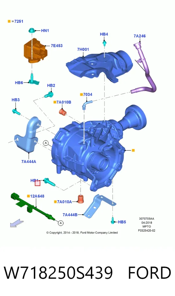  W718250S439 Ford