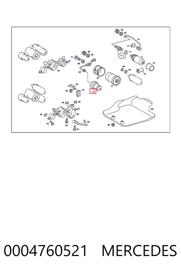 Acumulador hidráulico do sistema de alimentação 438170035 Bosch