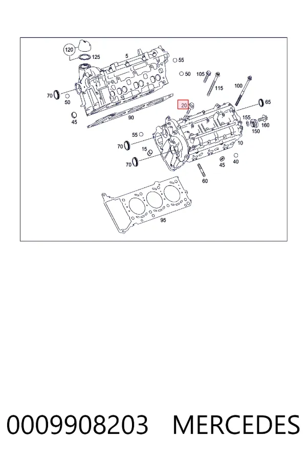  0009908203 Mercedes