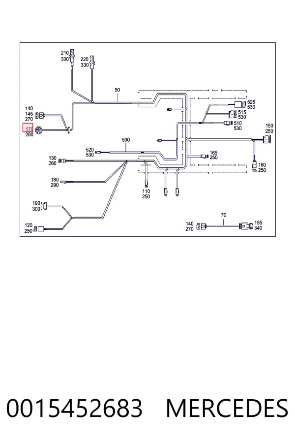  0015452683 Mercedes