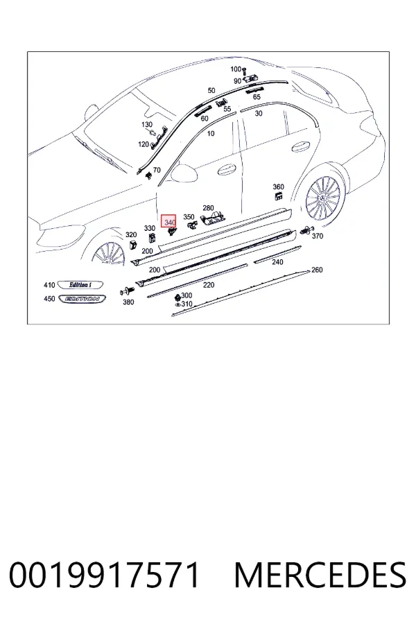  0019917571 Mercedes