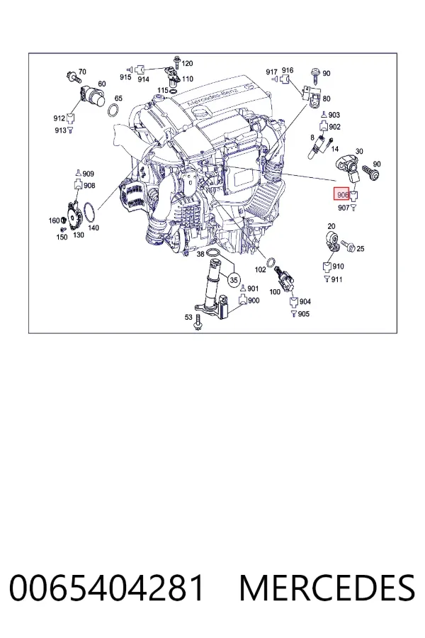 Conector universal 0065404281 Mercedes