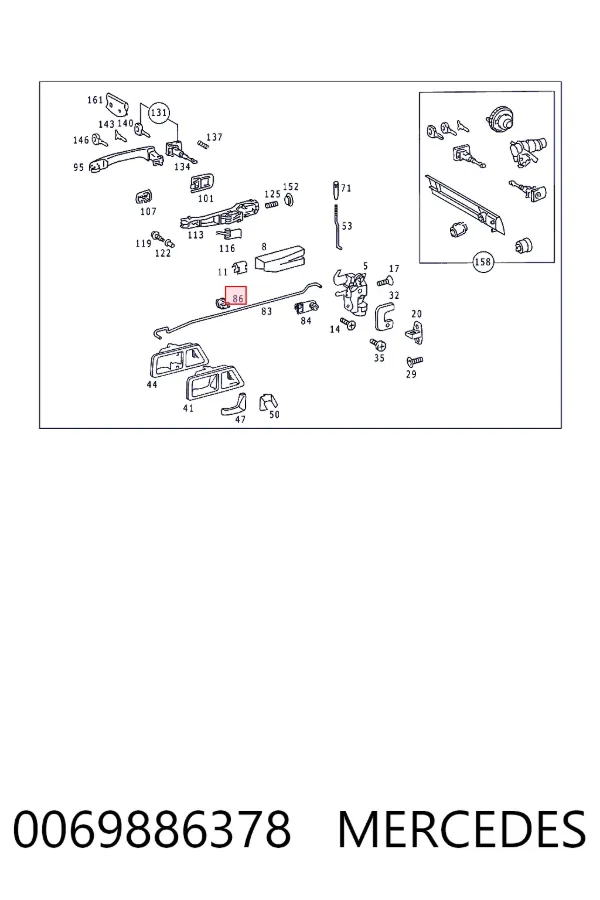  0069886378 Mercedes