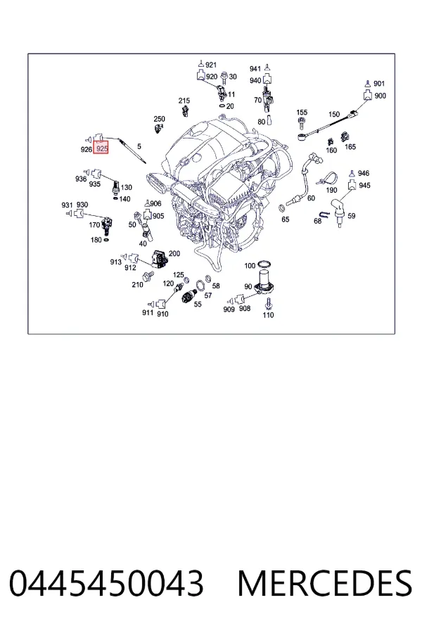  0445450043 Mercedes