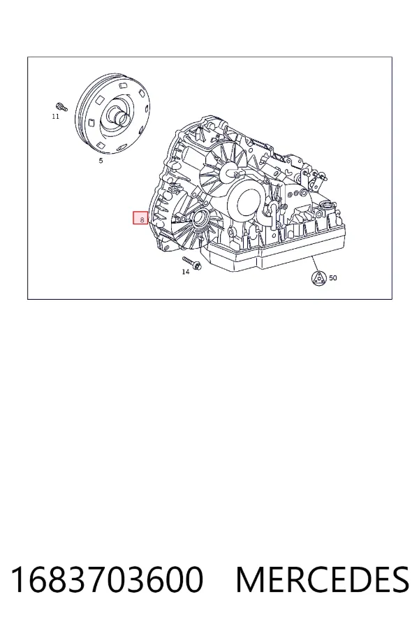 Caixa Automática de Mudança montada 1683703600 Mercedes