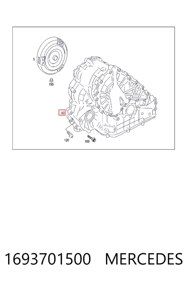 Caixa Automática de Mudança montada Mercedes B W245