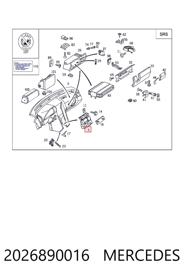 2026890016 Mercedes