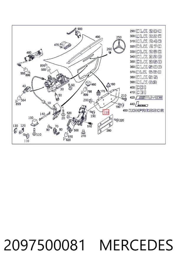  2097500081 Mercedes