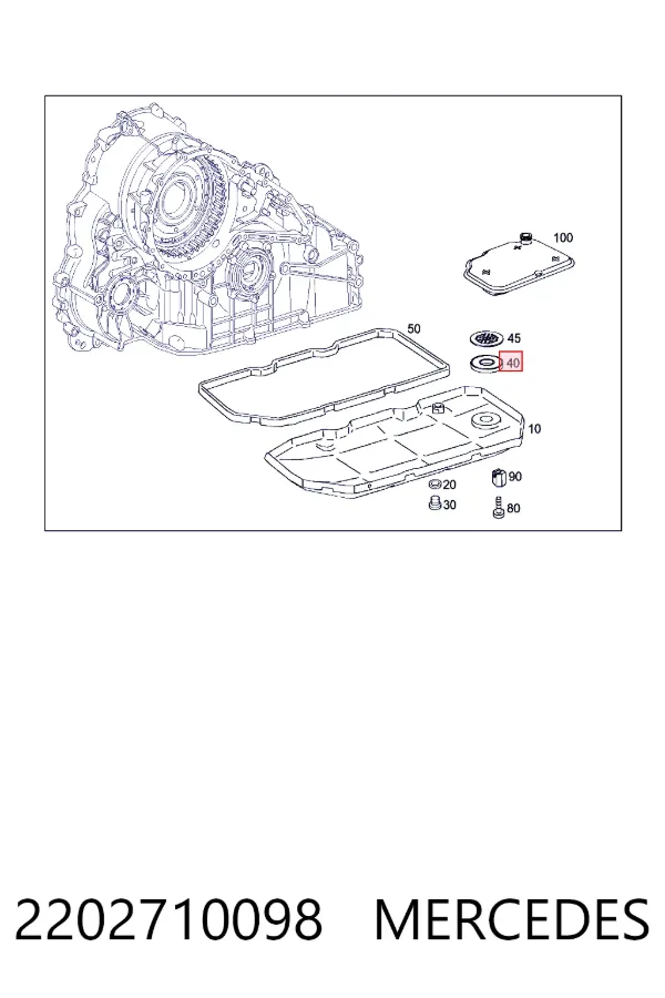 Íman da Caixa Automática de Mudança 2202710098 Mercedes