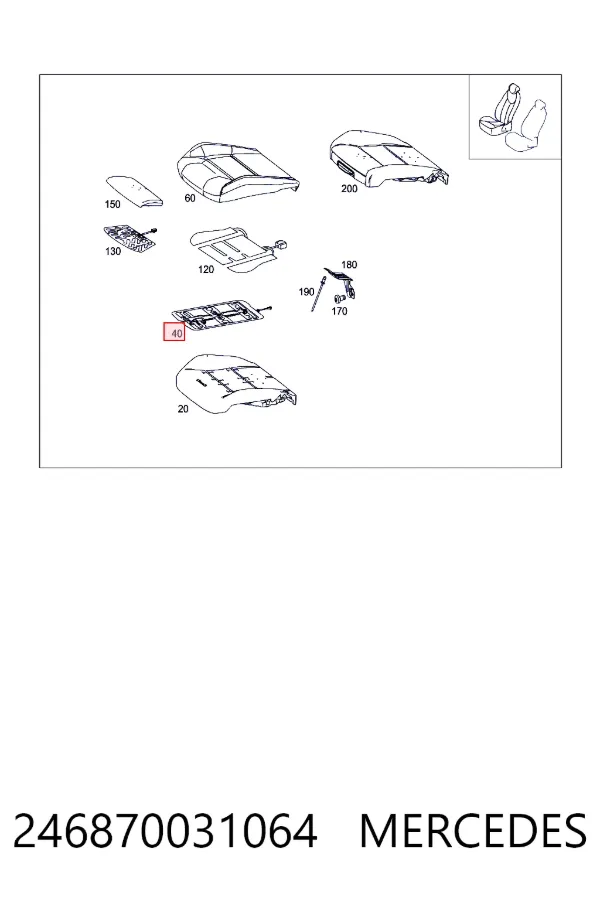  246870031064 Mercedes