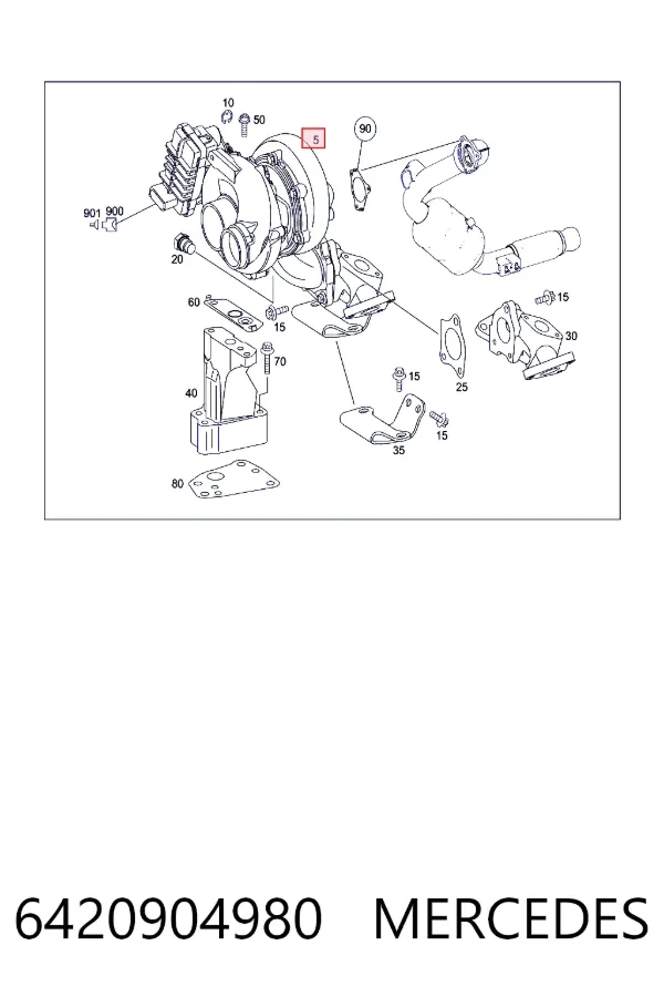 Turbina 6420904980 Mercedes