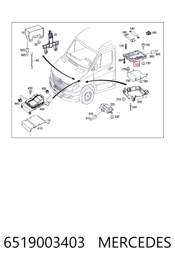  6519003403 Mercedes