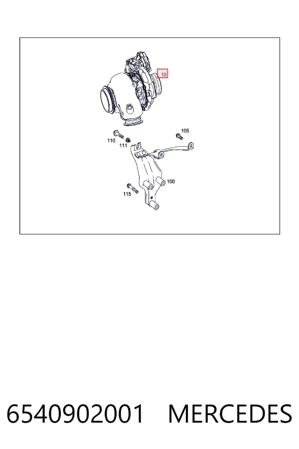 Turbina 6540902001 Mercedes