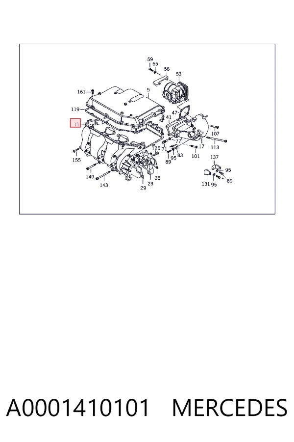 Motor de arranco A0001410101 Mercedes
