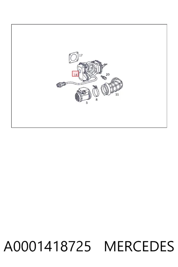 A0001418725 Mercedes