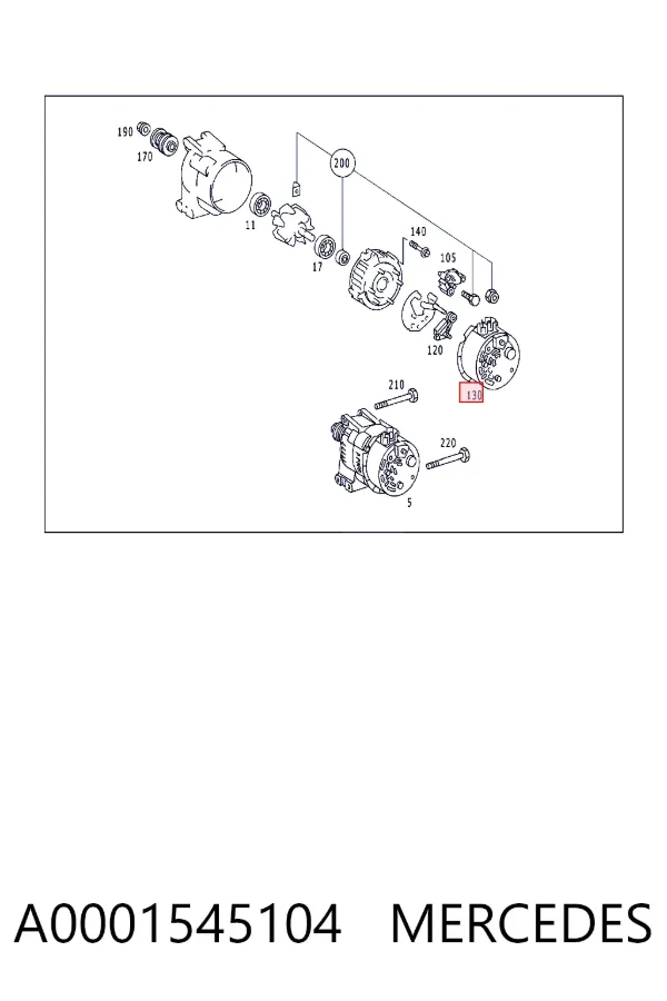  A0001545104 Mercedes