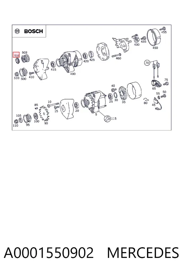  A0001550902 Mercedes