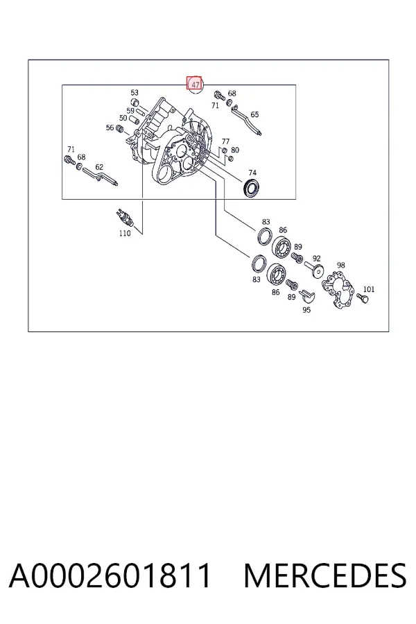  A0002601811 Mercedes