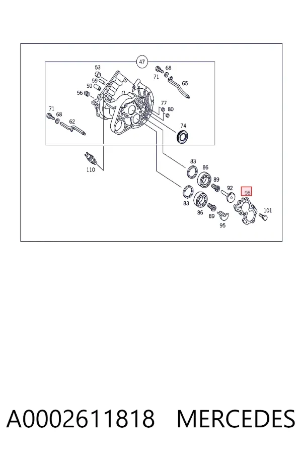  A0002611818 Mercedes