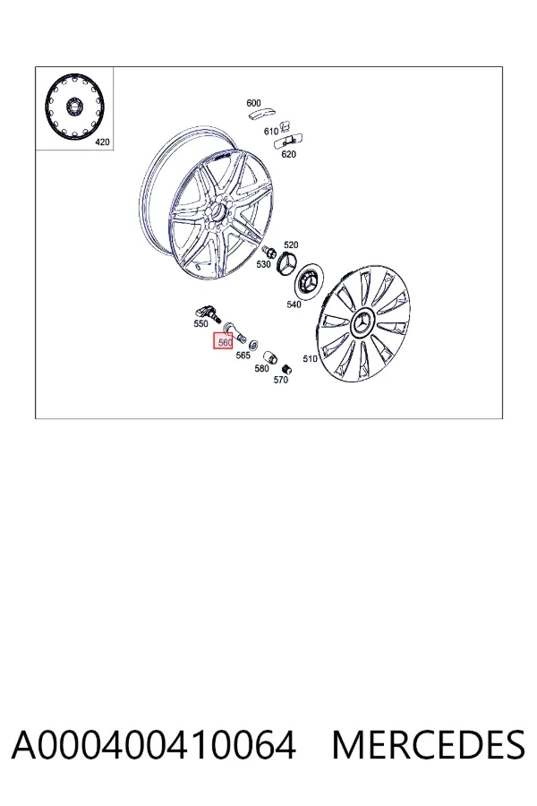  A000400410064 Mercedes