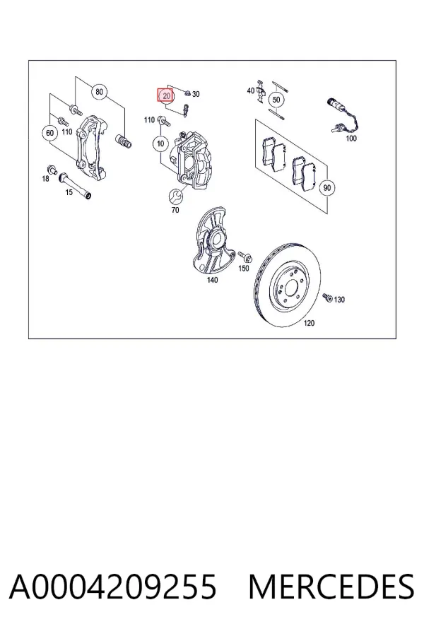  A0004209255 Mercedes