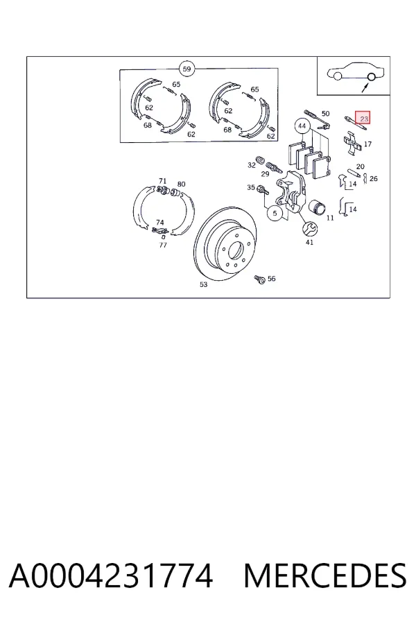  A0004231774 Mercedes