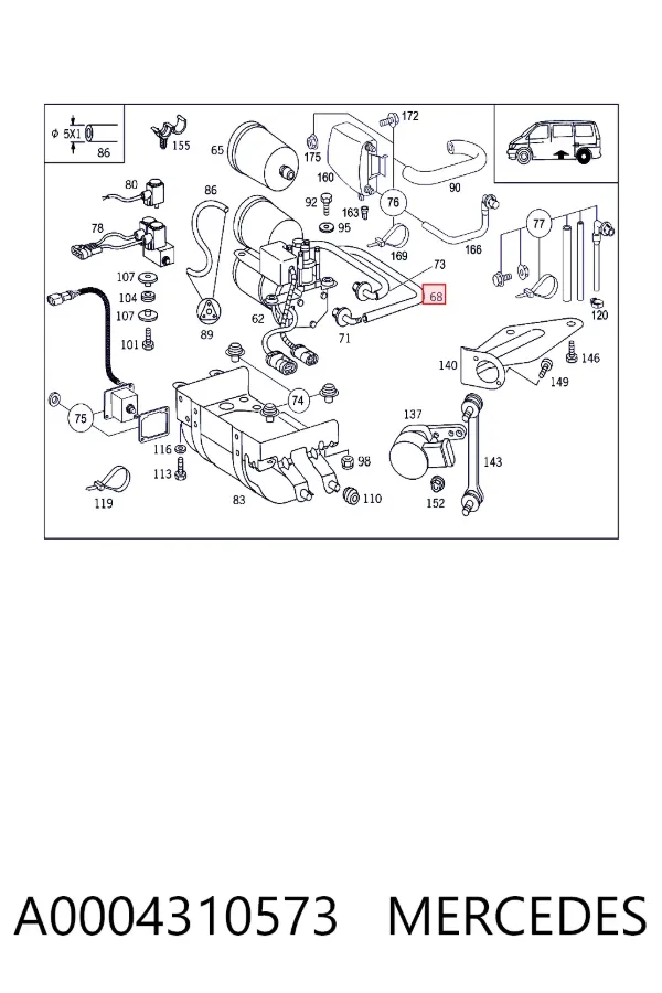  A0004310573 Mercedes