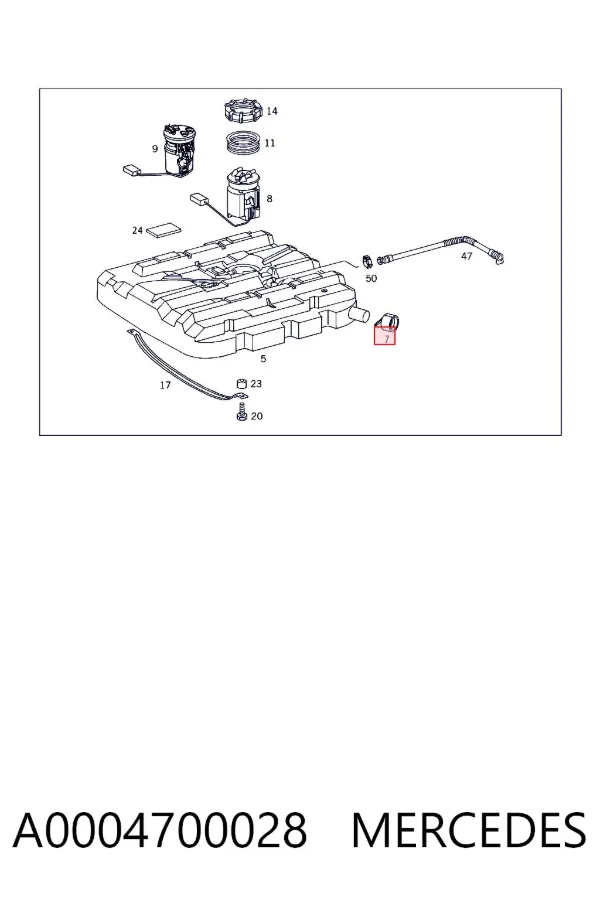  A0004700028 Mercedes