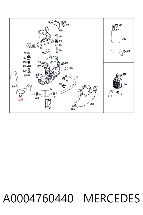  A0004760440 Mercedes
