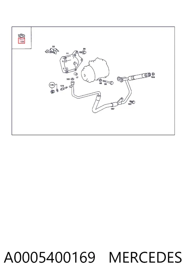  A0005400169 Mercedes
