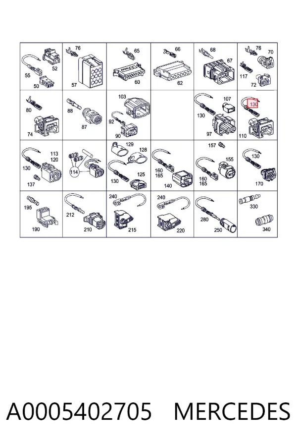  A0005402705 Mercedes