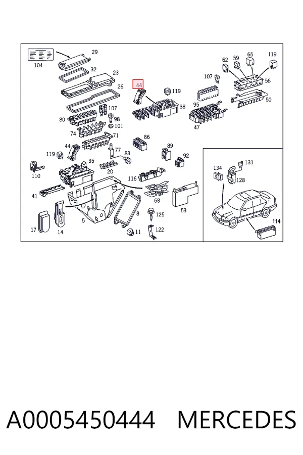  A0005450444 Mercedes