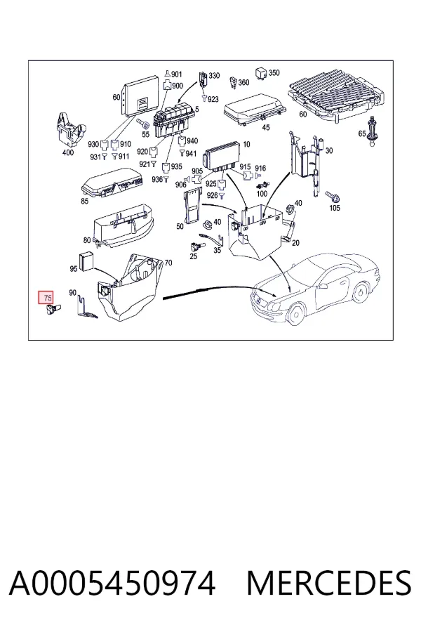  A0005450974 Mercedes