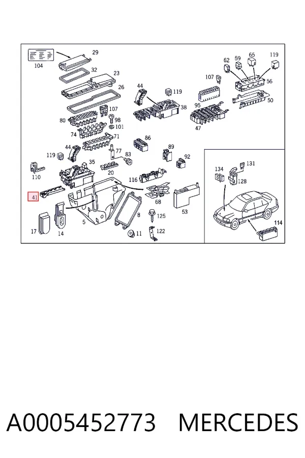  A0005452773 Mercedes