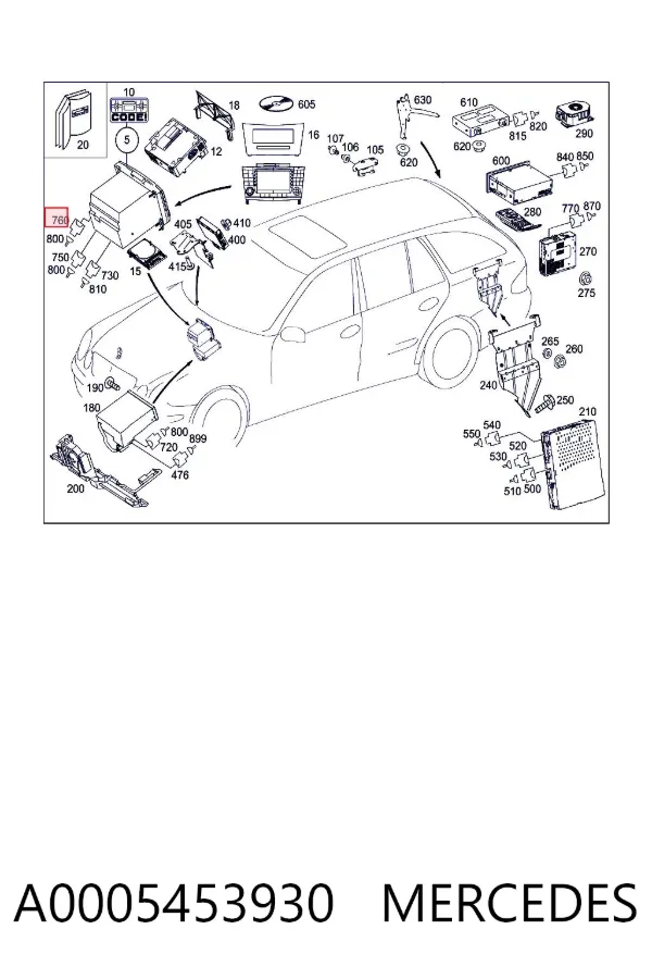  A0005453930 Mercedes