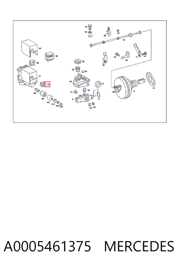  A0005461375 Mercedes