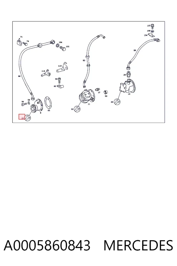  A0005860843 Mercedes