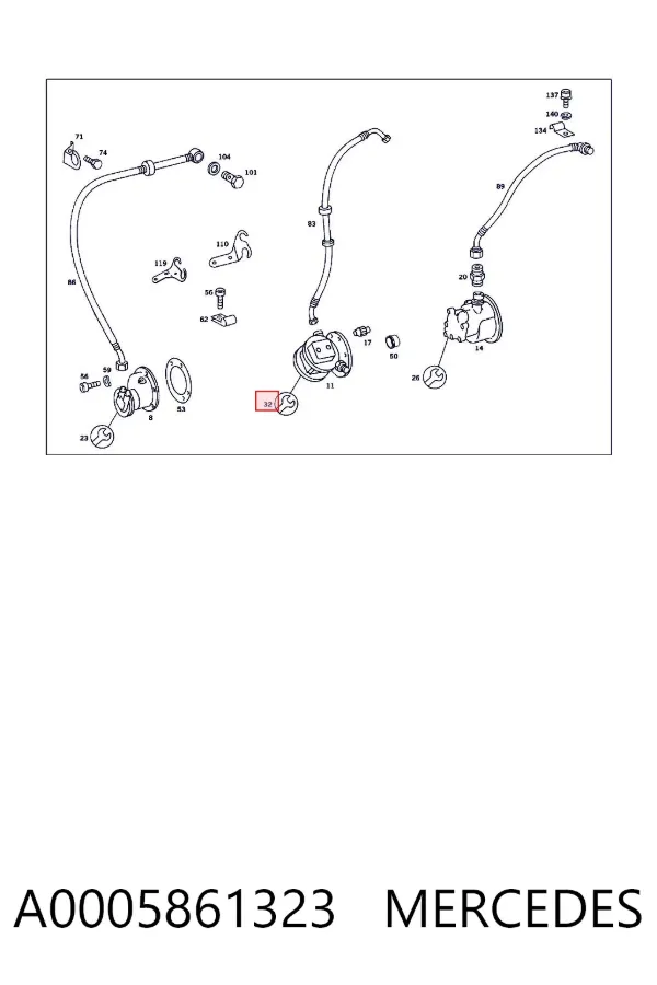  A0005861323 Mercedes