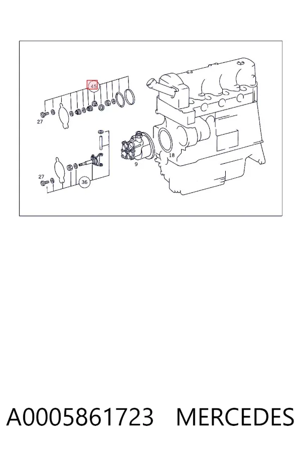  A0005861723 Mercedes