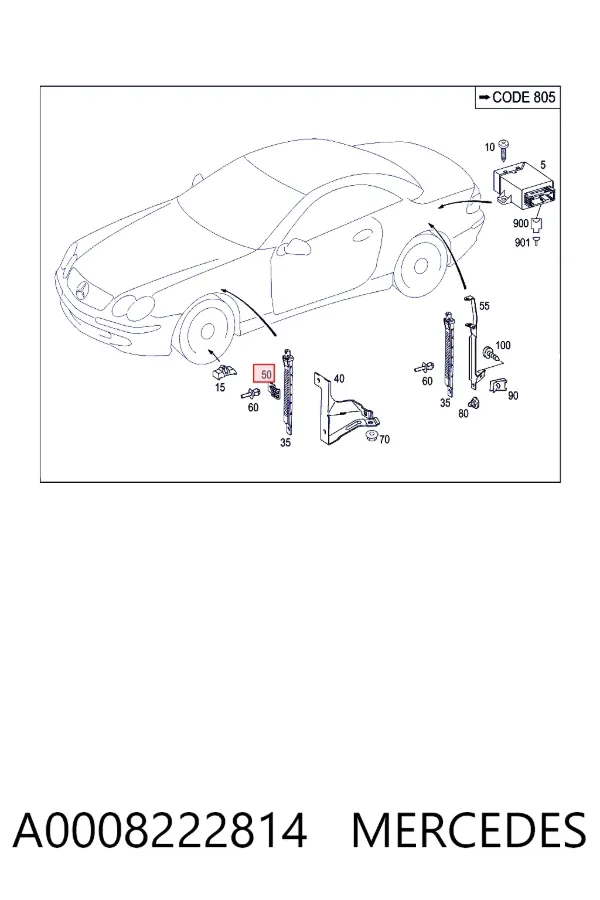  A0008222814 Mercedes