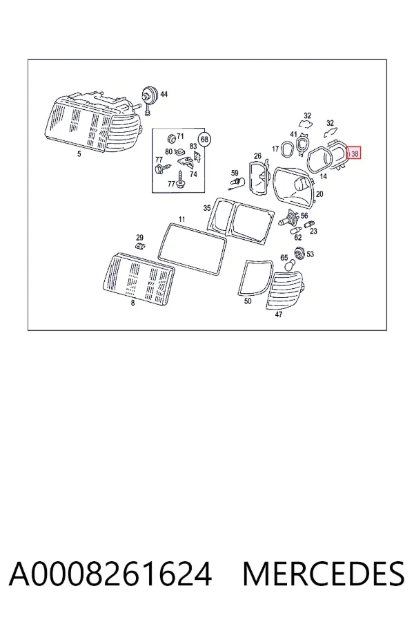  A0008261624 Mercedes