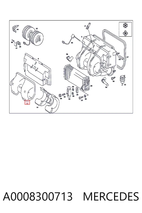  A0008300713 Mercedes