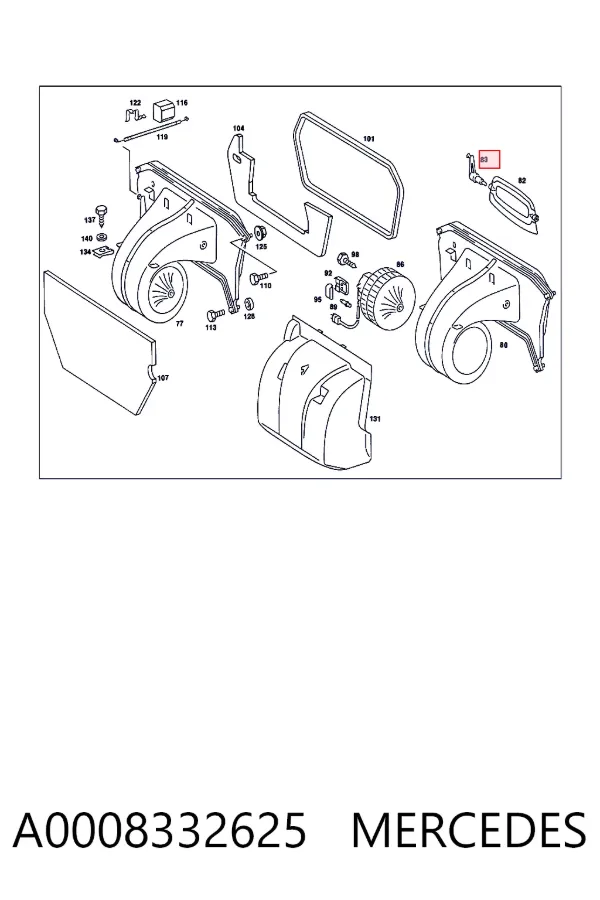  A0008332625 Mercedes